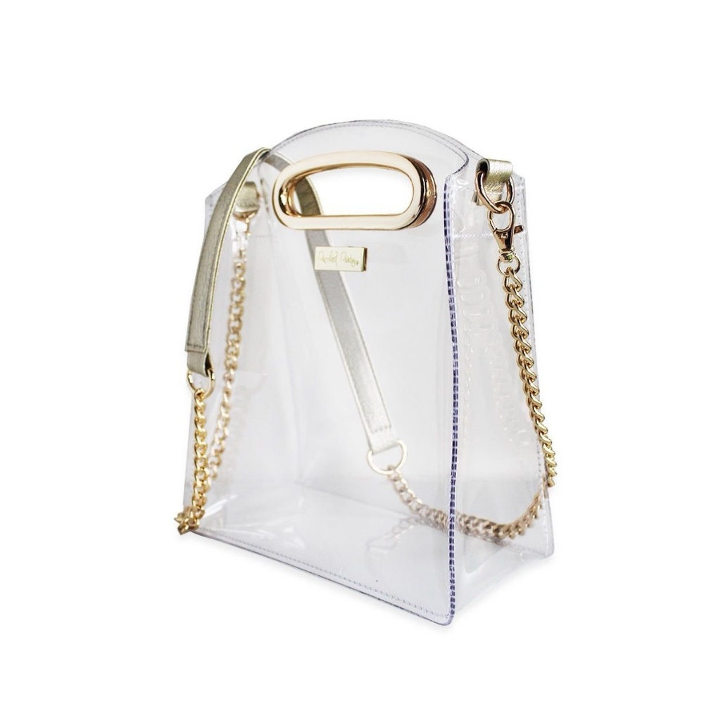 Gold or Gunmetal Crossbody Bag NFL Stadium Approved (Please specify color)